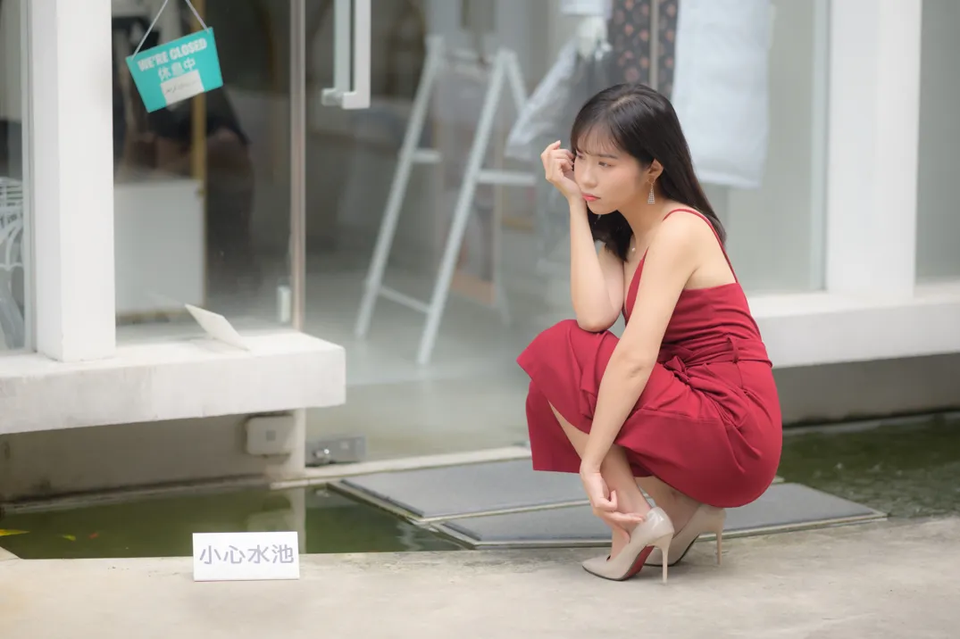 [Mzsock] NO.217 YoYo elegant jumpsuit with high heels street photography#[105P]-26